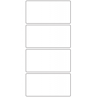 10905 - Label Size 100mm x 50mm - 2590 labels per roll