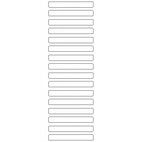 10911 - Label Size 80mm x 10mm - 4410 labels per roll