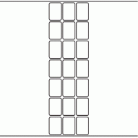 1092 - Label Size 28mm x 40mm - 4,800 labels per roll