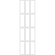 10920 - Label Size 25mm x 70mm - 2840 labels per roll 
