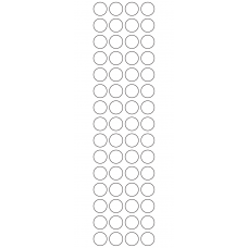 10923 - Label Size 16mm dia - 14220 labels per roll 