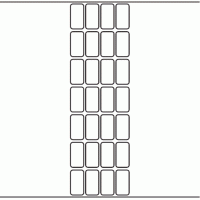 1093 - Label Size 20mm x 38mm - 6,640 labels per roll