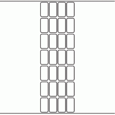 1093 - Label Size 20mm x 38mm - 6,640 labels per roll 