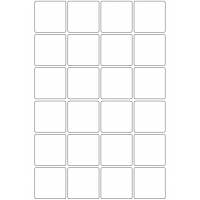 10931 - Label Size 48mm x 48mm - 5450 labels per roll