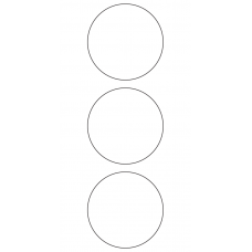 10932 - Label Size 69mm dia - 920 labels per roll 