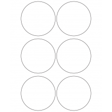 10934 - Label Size 78mm dia - 1650 labels per roll 