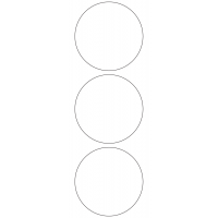 10936 - Label Size 100mm dia - 660 labels per roll