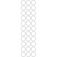 10937 - Label Size 23mm dia - 7820 labels per roll