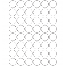 10943 - Label Size 30mm dia - 12450 labels per roll 