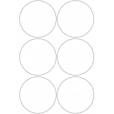 10948 - Label Size 99mm dia - 1360 labels per roll 