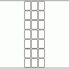 1095 - Label Size 26mm x 37mm - 5,250 labels per roll 