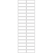 10951 - Label Size 45mm x 15mm - 7670 labels per roll 