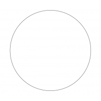 10952 - Label Size 200mm dia - 310 labels per roll