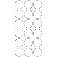 10955 - Label Size 32mm dia - 5840 labels per roll