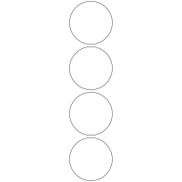 10959 - Label Size 60mm dia - 1100 labels per roll