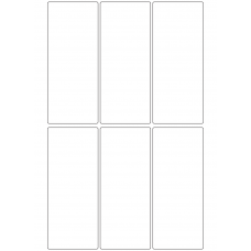 10968 - Label Size 69mm x 166mm - 1220 labels per roll 