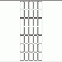 1097 - Label Size 18mm x 36mm - 8,750 labels per roll