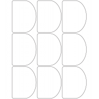 10989 - Label Size 68mm x 90.023mm - 2250 labels per roll