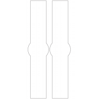 10996 - Label Size 80mm x 377mm - 370 labels per roll