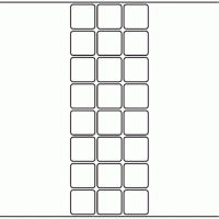 1100 - Label Size 32mm x 32mm - 6,000 labels per roll