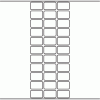 1102 - Label Size 32mm x 20mm - 9,090 labels per roll