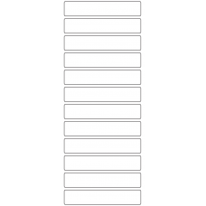 11021 - Label Size 105mm x 20mm - 3010 labels per roll 