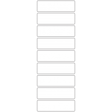 11027 - Label Size 100mm x 29mm - 2130 labels per roll 