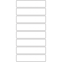 11028 - Label Size 100mm x 23.5mm - 2670 labels per roll