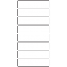 11028 - Label Size 100mm x 23.5mm - 2670 labels per roll 