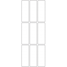11033 - Label Size 30mm x 90mm - 2250 labels per roll 
