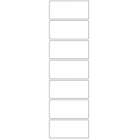 11034 - Label Size 84mm x 39mm - 1660 labels per roll