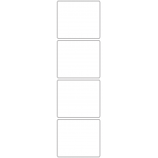 11035 - Label Size 80mm x 70mm - 950 labels per roll 