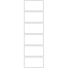 11038 - Label Size 80mm x 42mm - 1500 labels per roll 