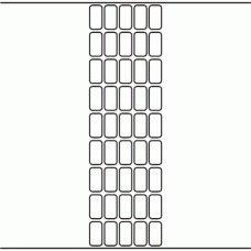 1104 - Label Size 15mm x 29mm - 10,650 labels per roll 