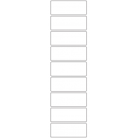 11041 - Label Size 77mm x 30mm - 2130 labels per roll