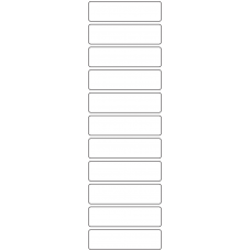 11044 - Label Size 74mm x 20mm - 3030 labels per roll 