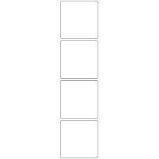 11045 - Label Size 70mm x 70mm - 950 labels per roll 