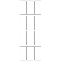 11054 - Label Size 30mm x 64mm - 3010 labels per roll