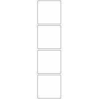 11058 - Label Size 60mm x 60mm - 1100 labels per roll