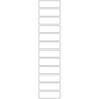 11063 - Label Size 60mm x 20mm - 3010 labels per roll