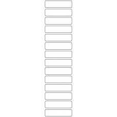 11067 - Label Size 59mm x 15mm - 3860 labels per roll 