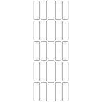 11071 - Label Size 17mm x 55mm - 5930 labels per roll