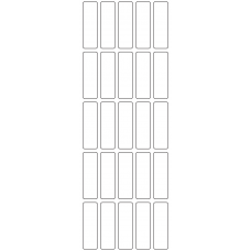 11071 - Label Size 17mm x 55mm - 5930 labels per roll 