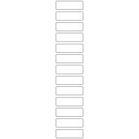 11072 - Label Size 55mm x 17mm - 3260 labels per roll