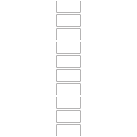 11074 - Label Size 54mm x 26mm - 2300 labels per roll