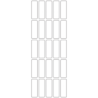 11075 - Label Size 17mm x 51mm - 6260 labels per roll
