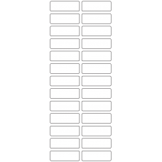 11076 - Label Size 51mm x 17mm - 6510 labels per roll 