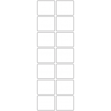 11082 - Label Size 48mm x 40mm - 3220 labels per roll 