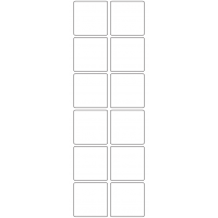 11084 - Label Size 46mm x 46mm - 2840 labels per roll