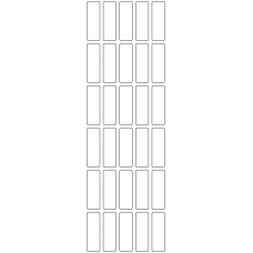 11085 - Label Size 15mm x 46mm - 7110 labels per roll 